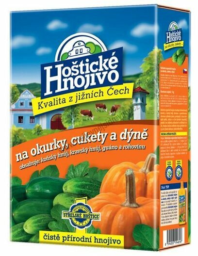 Hoštické organické hnojivo Okurky a cukety 1kg